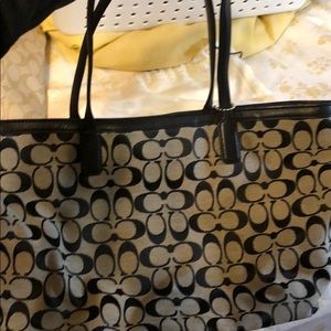 Black Coach tote